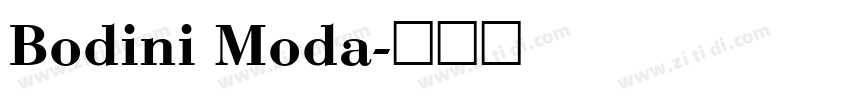 Bodini Moda字体转换